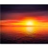 Sunset Sky at The Ocean Background  Print 100% Australian Made 75 x 50cm  (Stretched)