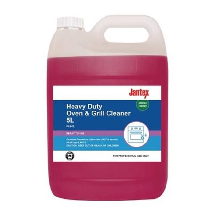 Jantex Heavy Duty Oven & Grill Cleaner Ready To Use Commercial Kitchen Cleaner 5l