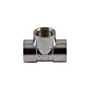 Brasshards 15mm Chrome Plated Brass Screwed Tee LF