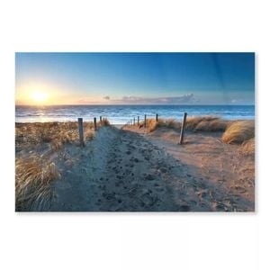 Path On Sand & Ocean  Print 100% Australian Made 90 x 60cm  (Acrylic)