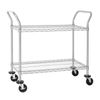 Vogue Wire Trolley Chrome 2 Tier Utility Storage Kitchen