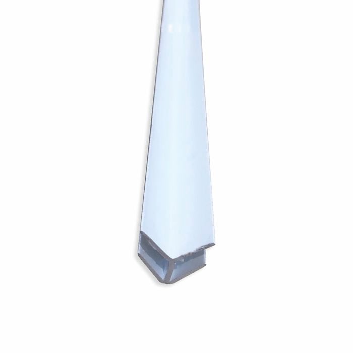 Slimline 4.75mm x 2.4m Frost External Corner - Frost 4.75mm