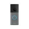 Ring Speckle Grey Wired Video Doorbell 2K Plug-In
