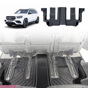 AUSGO Third Row Floor Mat for Mercedes-Benz GLS-Class GLS Class X167 2019-Onwards Car Liner Mat