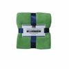 Soft Coral Fleece Throw Rug 127 X 152 Cm Green