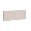 Kaboodle 950mmmm Cannellini Alpine Overhead Doors - 2 Pack