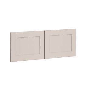 Kaboodle 950mmmm Cannellini Alpine Overhead Doors - 2 Pack