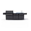 Coleman Pro Series 5 Burner Kitchen With Storage And Sink Module Matt Black