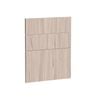 Kaboodle 600mm Silver Ash Modern 3 Drawer Panels