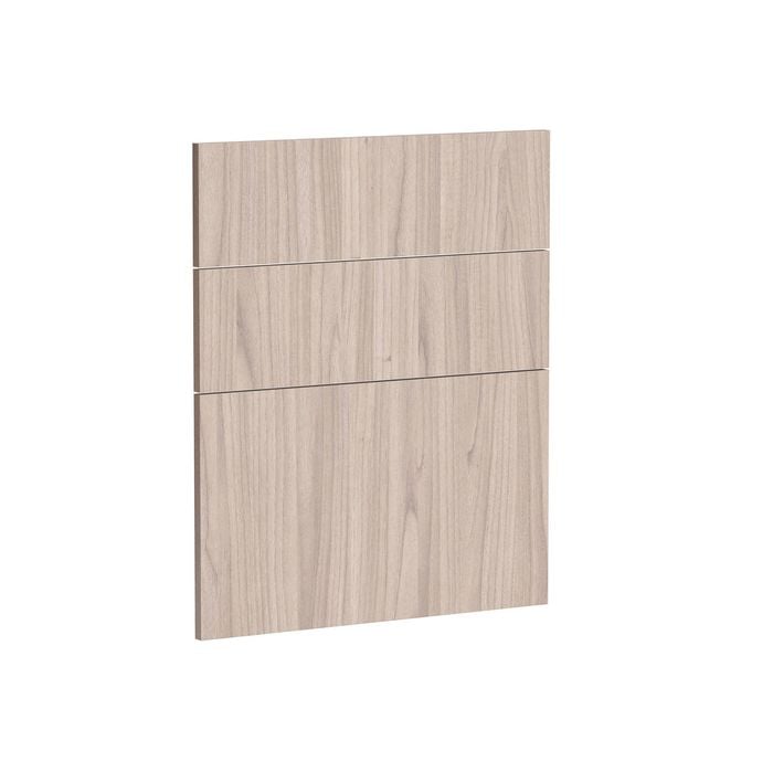 Kaboodle 600mm Silver Ash Modern 3 Drawer Panels