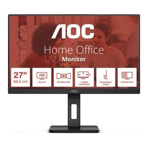 Aoc 27e3qaf 27" Fhd Ips 75hz Adaptive Sync Height Adjustable Business Monitor