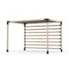 Toja Grid 2.44 x 3.66m Pergola Kit W/ Post Wall & Shade