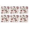 6pc Ashdene Trudy's Garden Silver Princess Cup Mug Drink Coaster 11x9.7cm