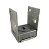 VUEPRO 90mm Galvanised Bolt Down Post Support - Carton of 10