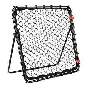 Advwin 1x1m Foldable Soccer Rebound Net & Multi-sport Training Kit – Adjustable Frame With Rackets & Accessories