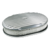 Cal Custom Oval Air Cleaner Kit Full Finned Polished