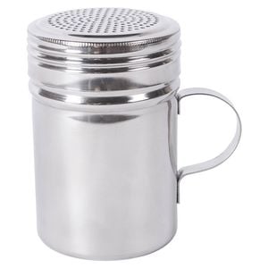 Argon Tableware 300ml Stainless Steel Flour Shaker - Kitchen Baking Icing Sugar Cocoa Powder Coffee Sieve Sifter Duster Dredger