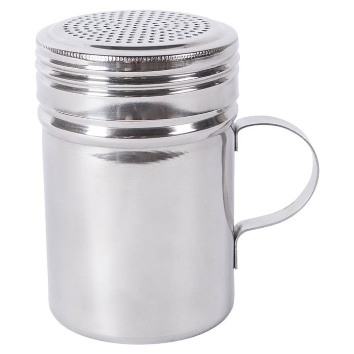 Argon Tableware 300ml Stainless Steel Flour Shaker - Kitchen Baking Icing Sugar Cocoa Powder Coffee Sieve Sifter Duster Dredger