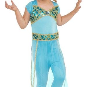 Jasmine Arabian Princess Girls Fancy Dress Costume - Small