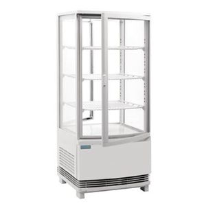 Polar Display Fridge C-series Energy Efficient Curved Door White 86ltr