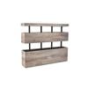 Modern Home Living TRIBECA Display Unit  200cm(W)x40cm(D)x156cm(H) - Warm Oak