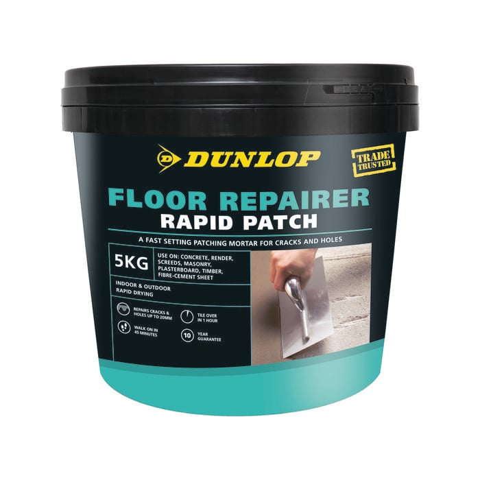 Dunlop 5kg Floor Repairer Rapid Patch Mortar