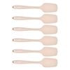 6PK Porto Zest Silicone 29cm Flat Spatula Kitchen Cooking Utensil - Almond