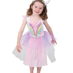 Enchanting Girls Pastel Unicorn Costume - Toddler