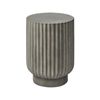 Cooper & Co. Seville 56cm Concrete Side Table Stool Light Grey