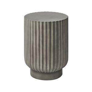 Cooper & Co. Seville 56cm Concrete Side Table Stool Light Grey