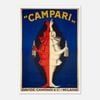 Galrie Davide Campari Clowns Vintage Art Nouveau Poster - Red and White Design Artwork, Poster Only, A4 21 x 30cm (8 x 12inch)