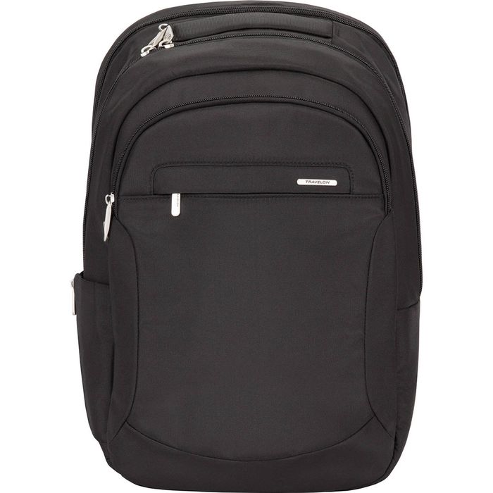 Travelon Classic Anti-Theft 15.6" Laptop & Tablet 20L Backpack in Black