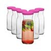 LAV Fonte Glass Carafes - 700ml - Pink - Pack of 6