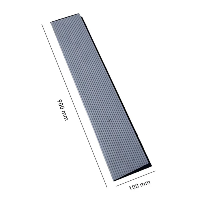 Heeve 900 x 100 x 10mm Grey Indoor Self-Adhesive Flexible Threshold ...