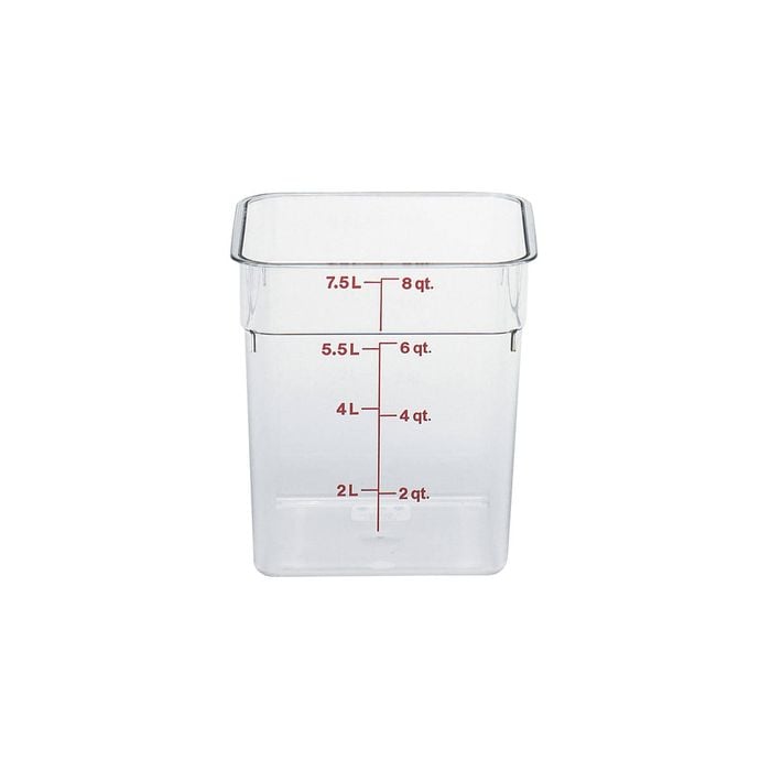 Cambro CamSquare Storage Container Polycarbonate Clear 215x215x230mm / 7.6Lt