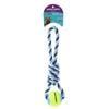 Paws & Claws Rope & Tennis Ball Tugger 29cm Assorted