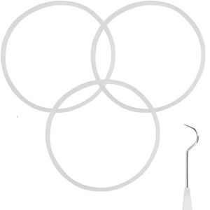 3 x Magic Bullet Replacement Seals | Free Dental Hook