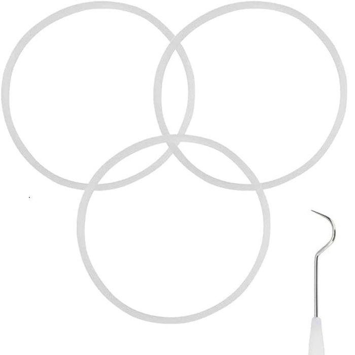 3 x Magic Bullet Replacement Seals | Free Dental Hook