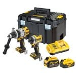 DeWALT 18V XR 5.0/6.0Ah 2 Piece Premium Combo Kit DCK2201P1T1-XE