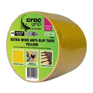 Croc Grip 8m x 100mm Yellow Anti-Slip Tape