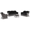 Plantation Outdoor Wicker 3+2+1 Seater Lounge Set With Coffee Table