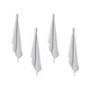 Set of 4 Christopher Vine Marigold Cotton Napkins 40cm x 40cm White