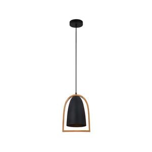 CLA Lighting SWING Ellipse Wood Frame Pendant Light - Black