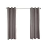 Windoware 300 x 223cm Espresso Multi Eyelet Blockout Curtain - 1 Pack