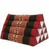 Thai Triangle Backrest Cushion - Handmade With Kapok Fill | Traditional Design | Firm, Allergen-free Support | 50x32x30cm