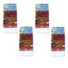 Just Comfort Set of 4 Microfibre Printed Tea Towels Apples