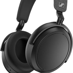 Sennheiser Momentum 4 Wireless Headphones - Black, Bluetooth, Adaptive Noise Cancellation, 60h Battery, Lightweight Folding