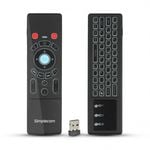 Simplecom RT250 Rechargeable 2.4GHz Wireless Remote Air Mouse and Keyboard