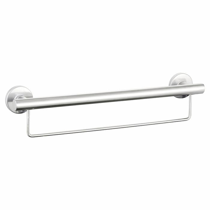 evekare 600mm Stainless Steel Towel Rail With Grab Rail