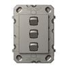 Arteor Switch 3 Gang Magnesium